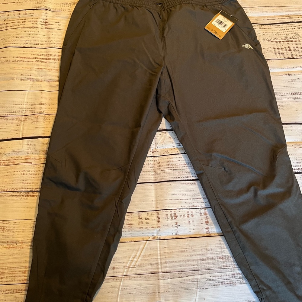 The North Face Gray W Britti Pant with Elastic Waistband and FlashDry Material